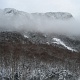 Interesting band of cloud hovering Franconia notch.