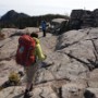 Jen and Kim at the Middle Sister with Mt Chocorua the background.