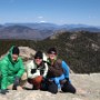 The trio at the summit.